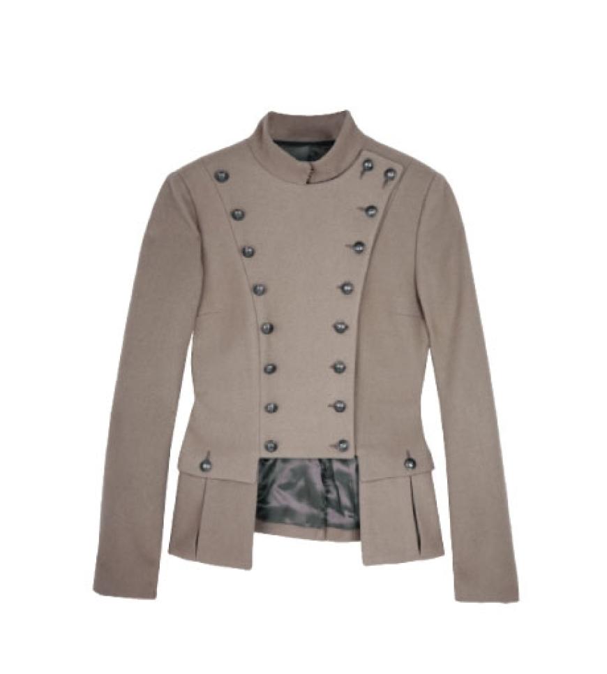 Cut-out mit Stehkragen und Goldknöpfen von Twenty8Twelve, ca. 320 Euro