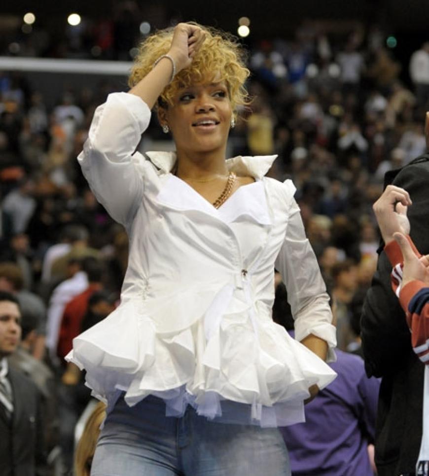 Emotionen pur! Rihanna fiebert mit