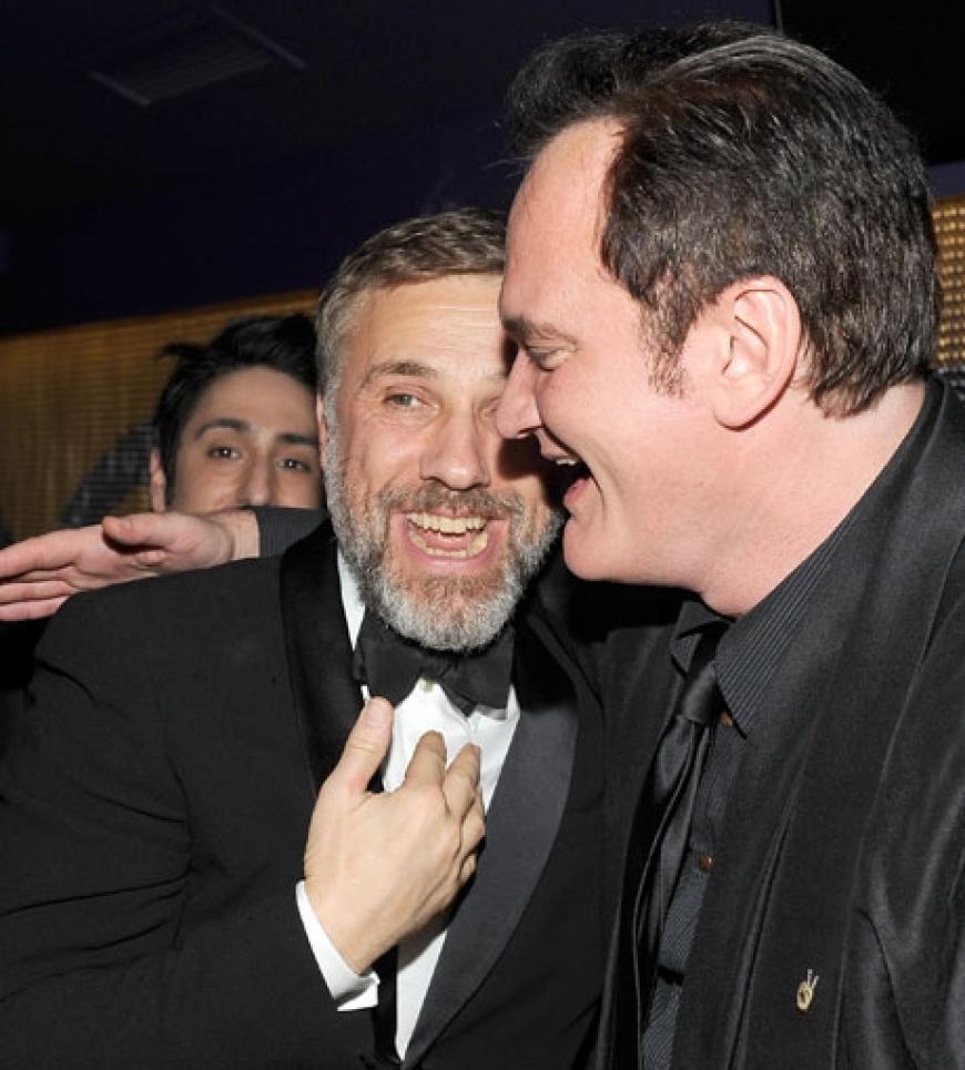 Christoph Waltz und Quentin Tarantino feiern ihren großen Erfolg