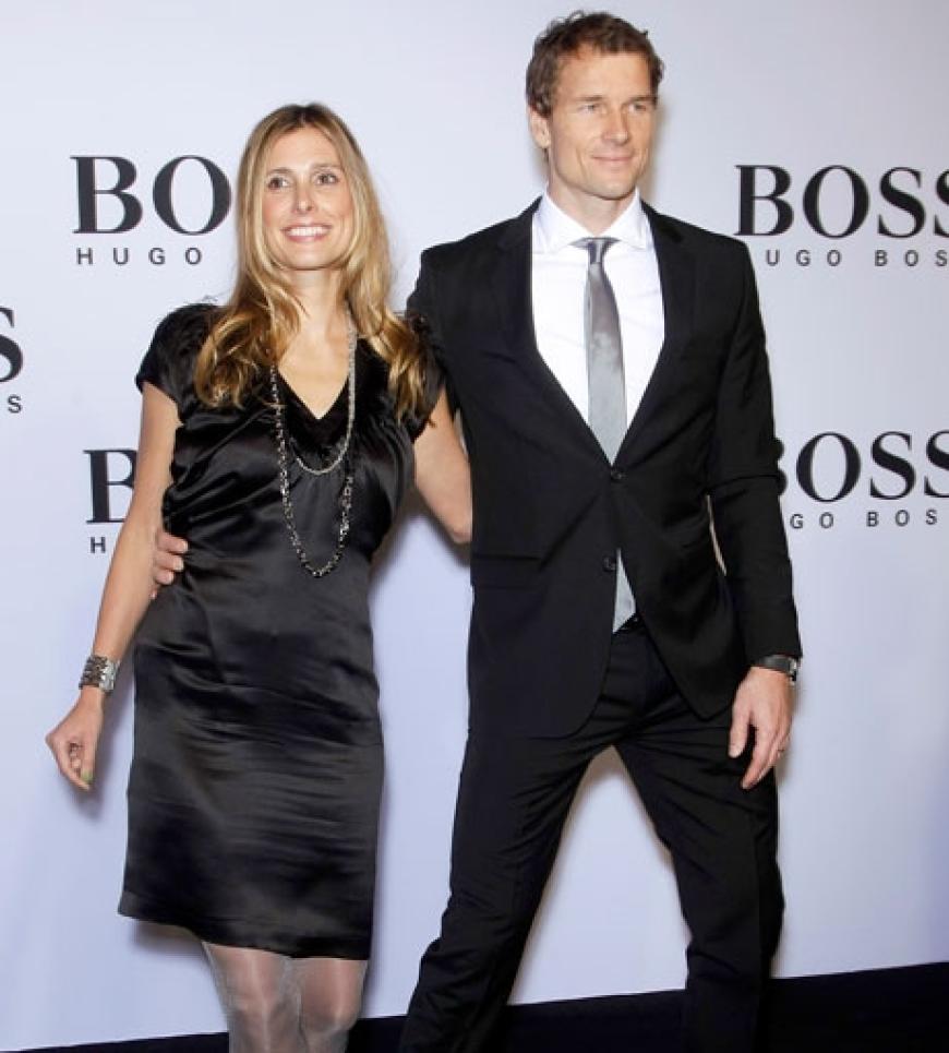 Jens Lehmann und Ehefrau Conny sind nach Berlin gekommen