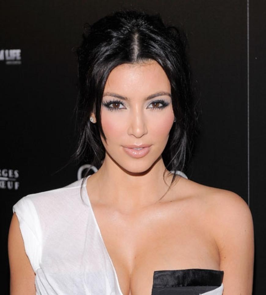 Auch Kim Kardashian feierte mit