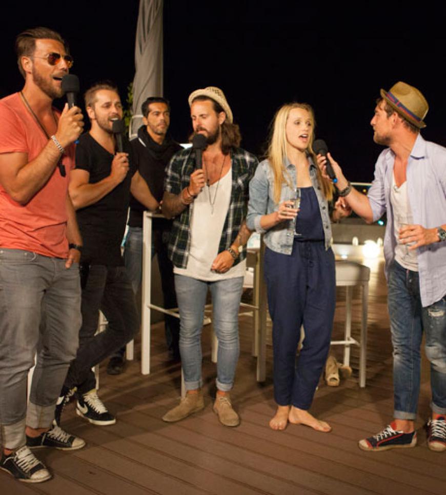 Dort wurde Prosecco getrunken und Karaoke gesungen