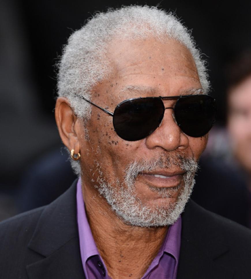 Mr. Cool Guy: Hollywood-Legende Morgan Freeman mit dunkler Sonnenbrille