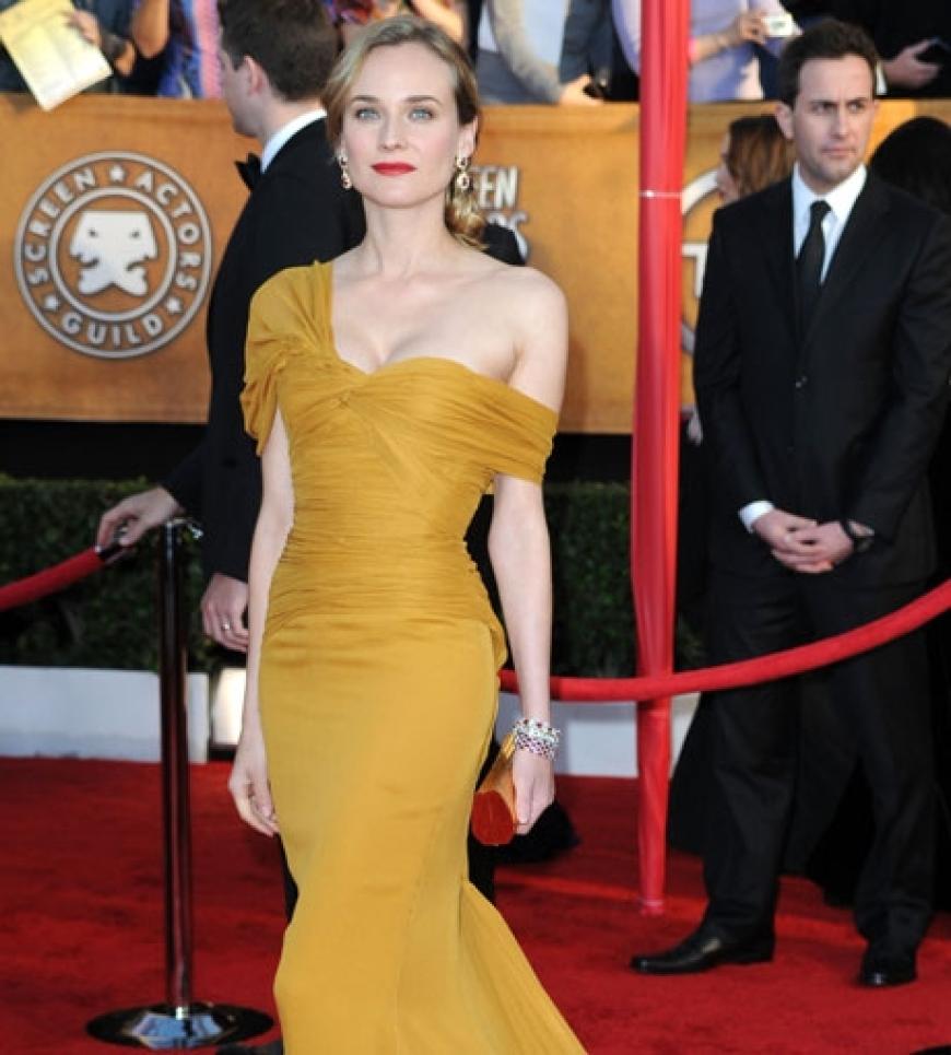 Unsere Frau in Hollywood. Diane Kruger bezauberte in einem Kleid von Jason Wu