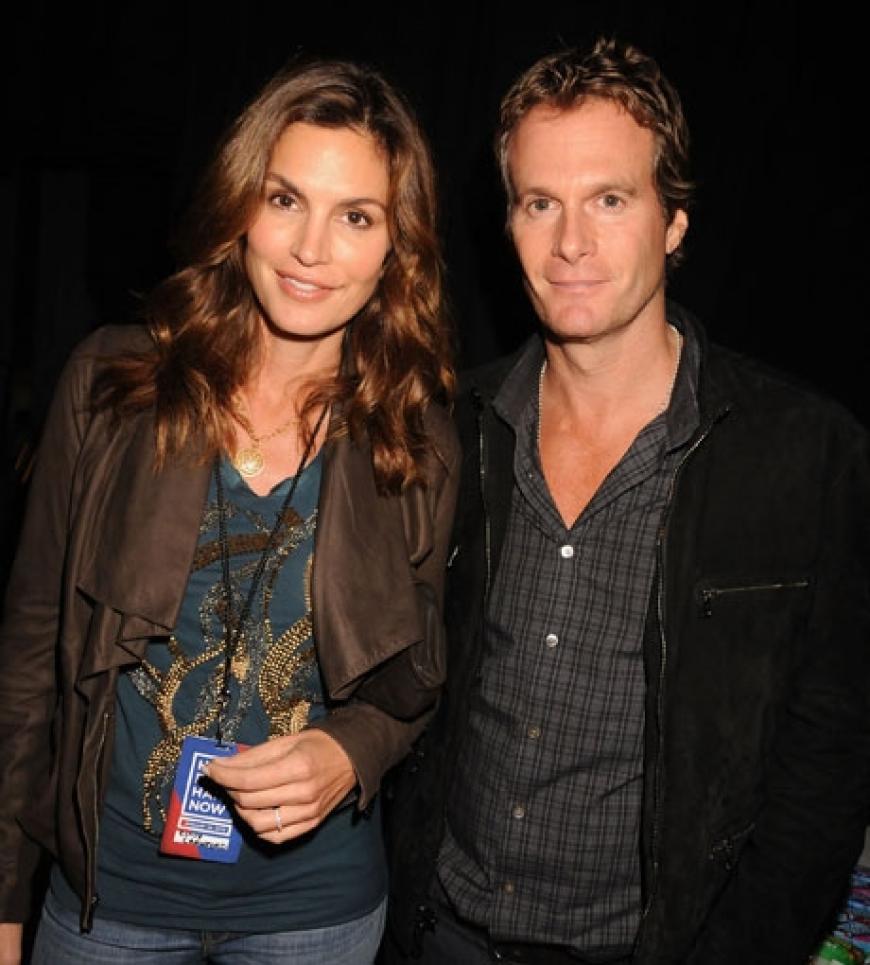 Cindy Crawford kam gemeinsam mit Ehemann Rande Gerber