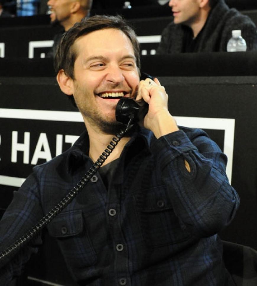 Tobey Maguire freut sich über so viel positive Unterstützung