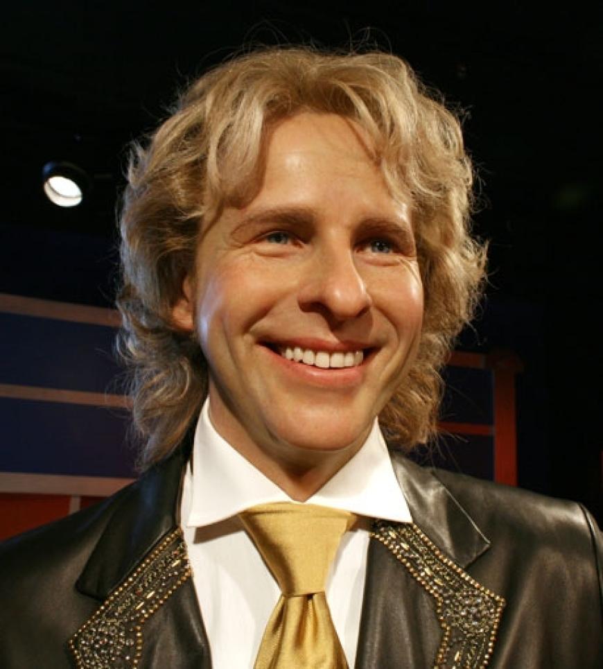 Verblüffend echt sieht auch das Wachs-Exponat von Showmaster Thomas Gottschalk aus