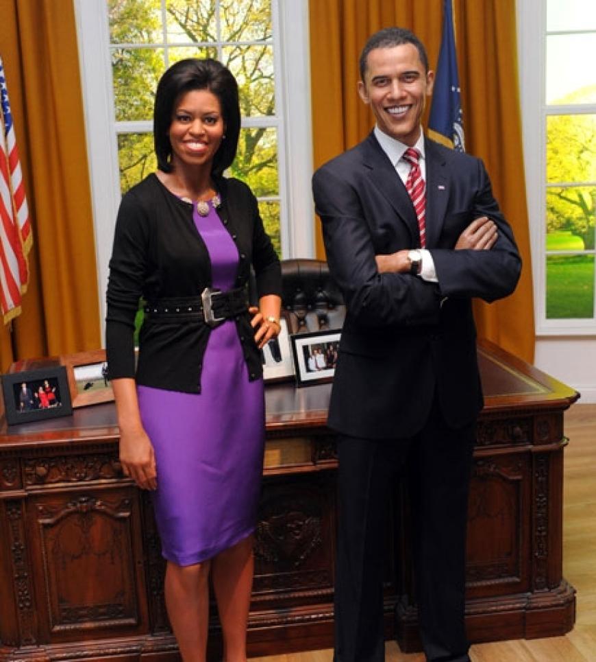 Das Weiße Haus in Berlin: Michelle und Barack Obama