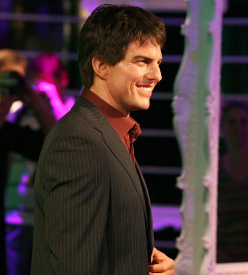 Hollywood-Star Tom Cruise gleicht seiner Wachsfigur sogar im Profil