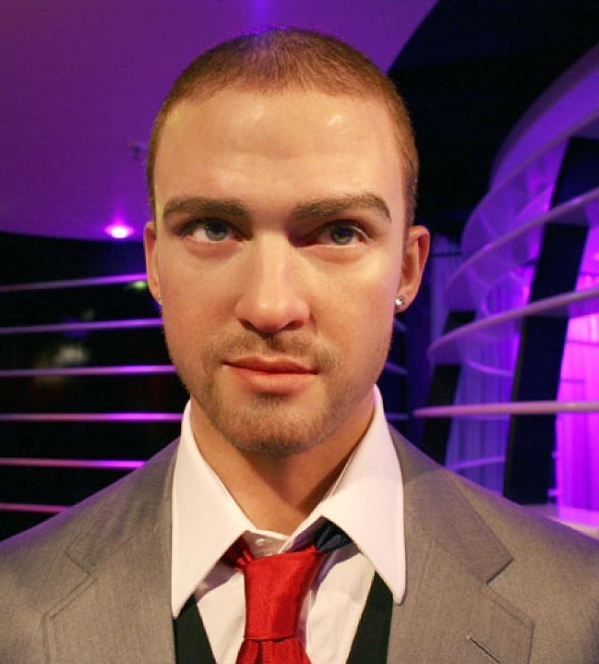 Justin Timberlake als Wachsfigur