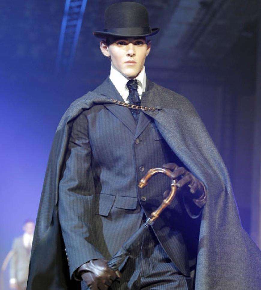 Aber auch der Sherlock Holmes-Look ist bei den Männern angesagt