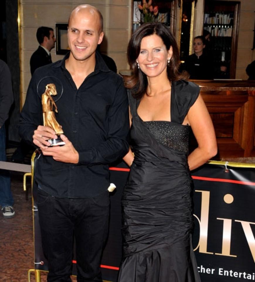 Der erfolgreiche belgische Sänger Milow erhielt die DIVA als