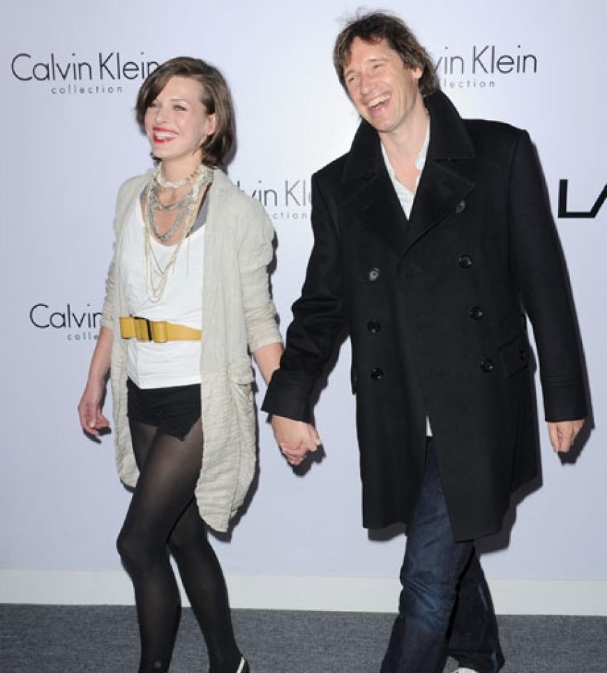 Milla Jovovich brachte ihren Ehemann Paul W.S. Anderson mit zur Party