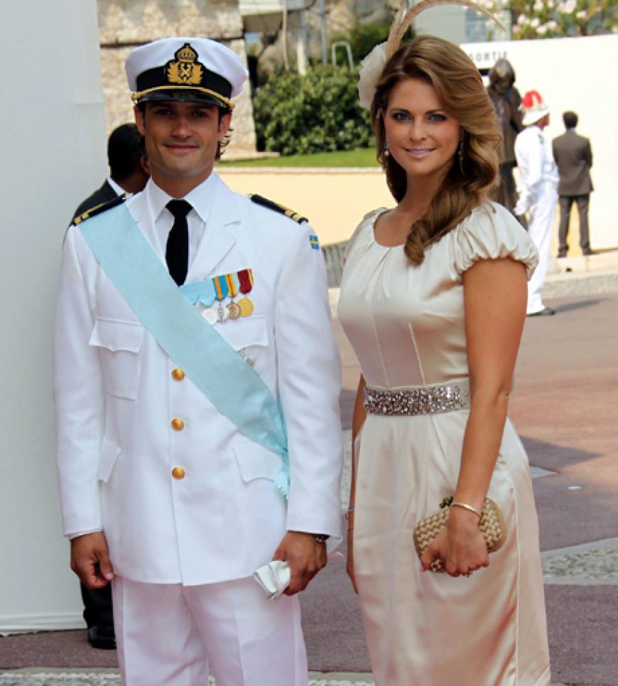 Schwedens Prinzessin kam in Begleitung ihres Bruders Prinz Carl Philip