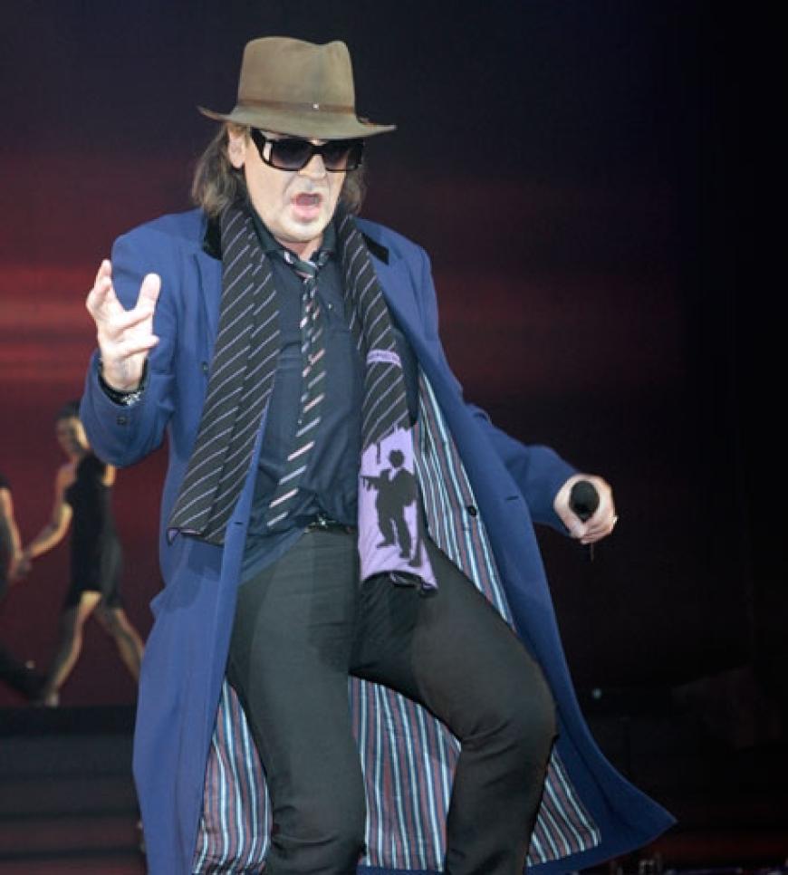 Udo Lindenberg in Action. Der Rocker bringt im November 2010 sein erstes Mauerfall-Musical