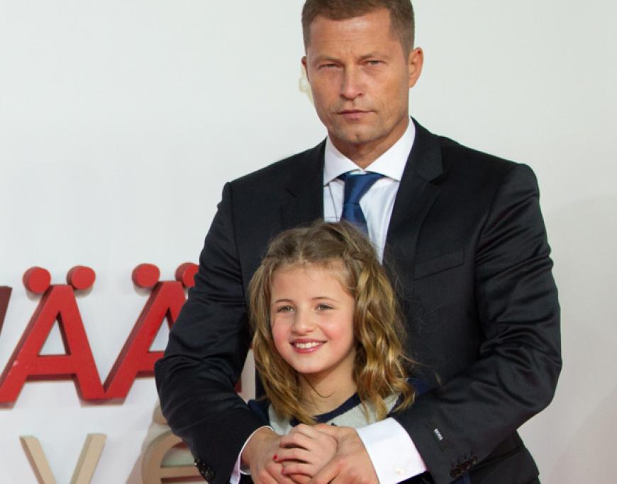 Stolzer Papa: Til Schweiger mit seiner Tochter Emma