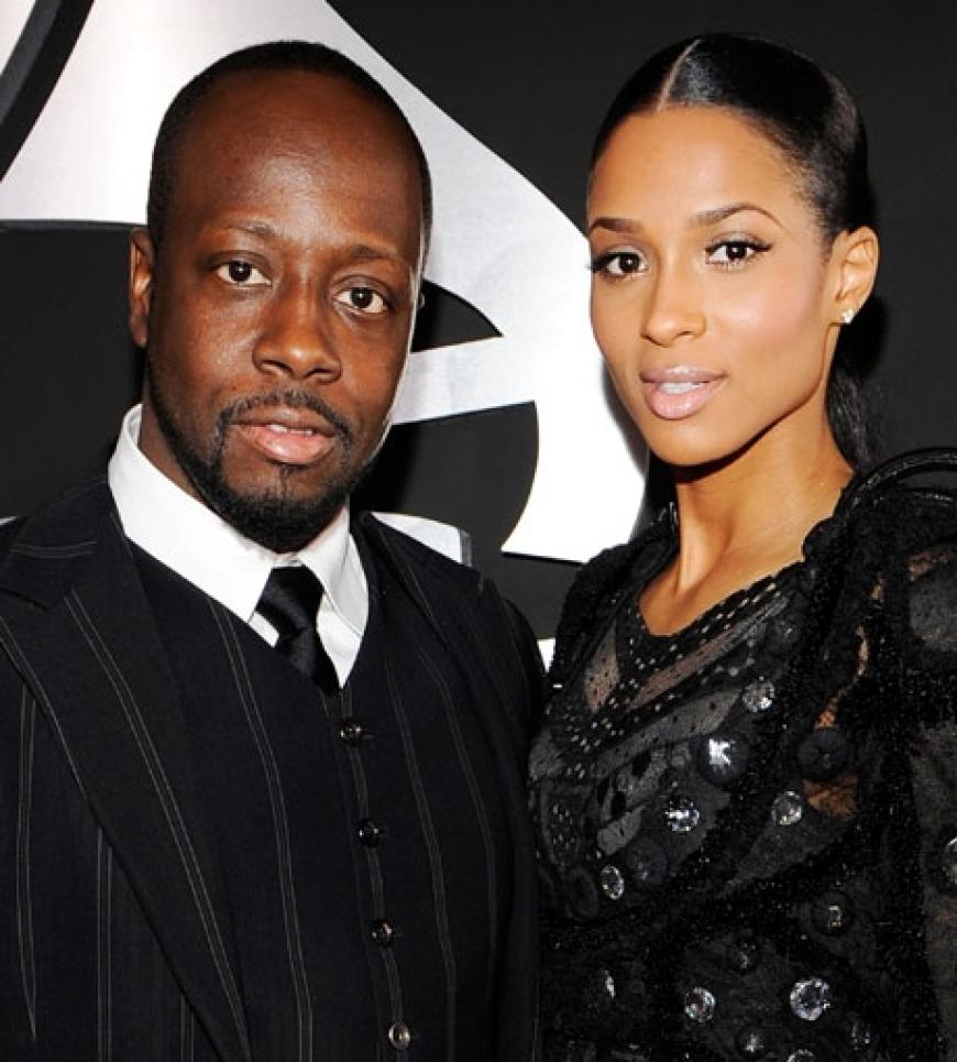 Wyclef Jean posiert gemeinsam mit Sängerin Ciara