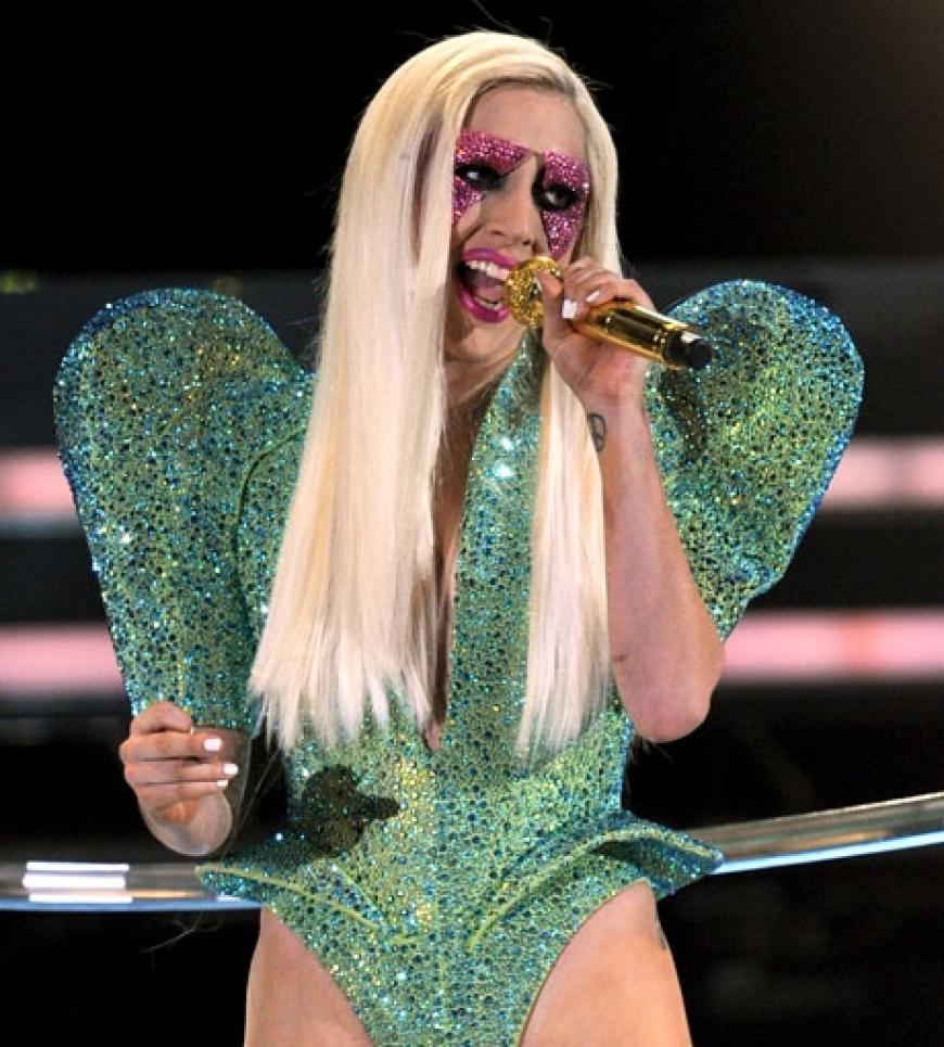 Lady GaGa sorgte vor allem mit ihren Outifts für Aufsehen
