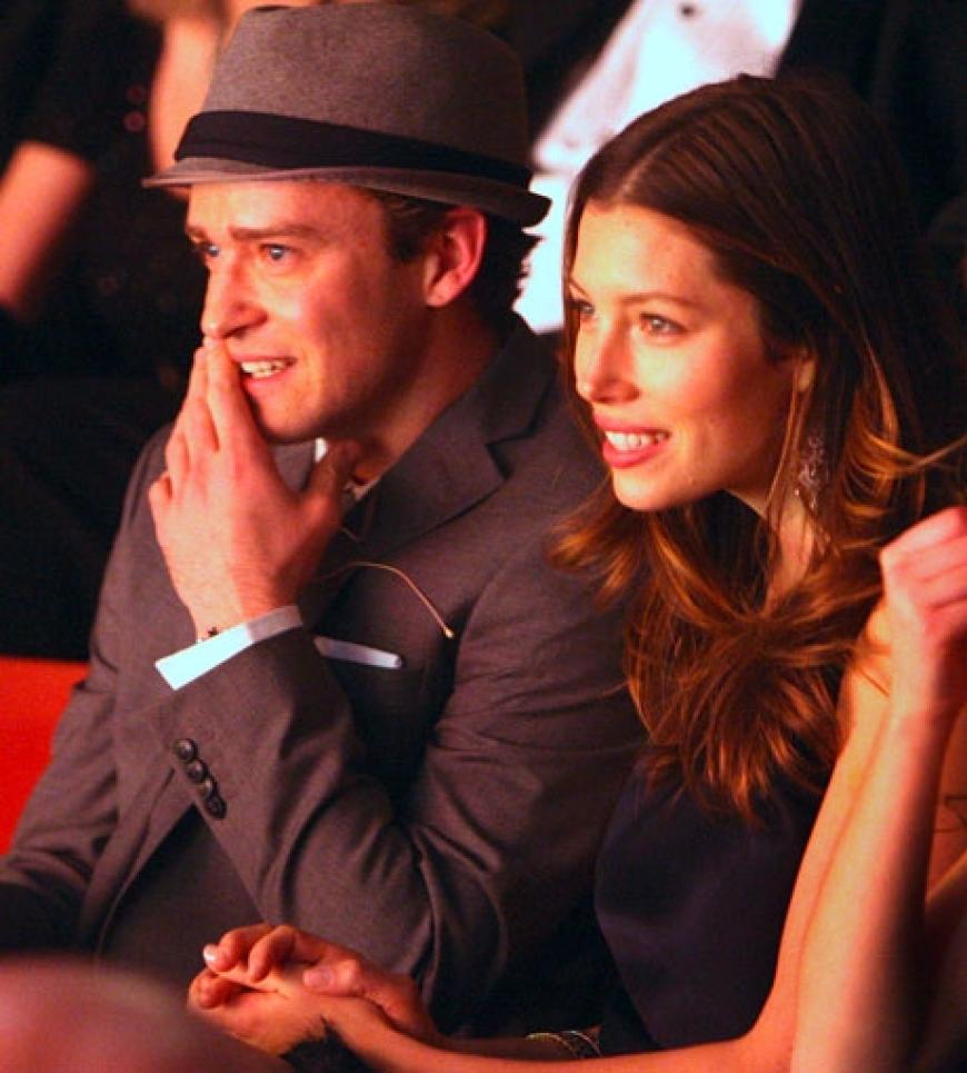 Zuvor fieberte er mit seiner Freundin Jessica Biel der Preisverleihung entgegen