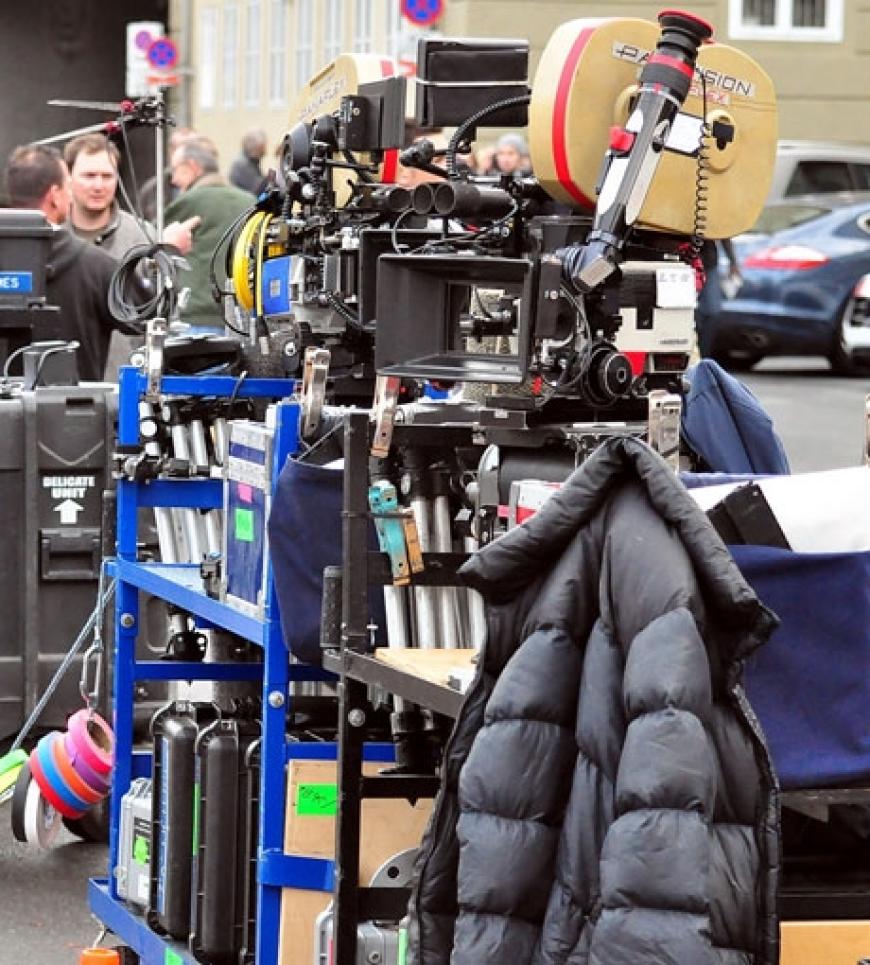 Für einen Leihen sieht dieser Haufen an Equipment chaotisch aus - James Mangold findet jedoch immer, wonach er sucht