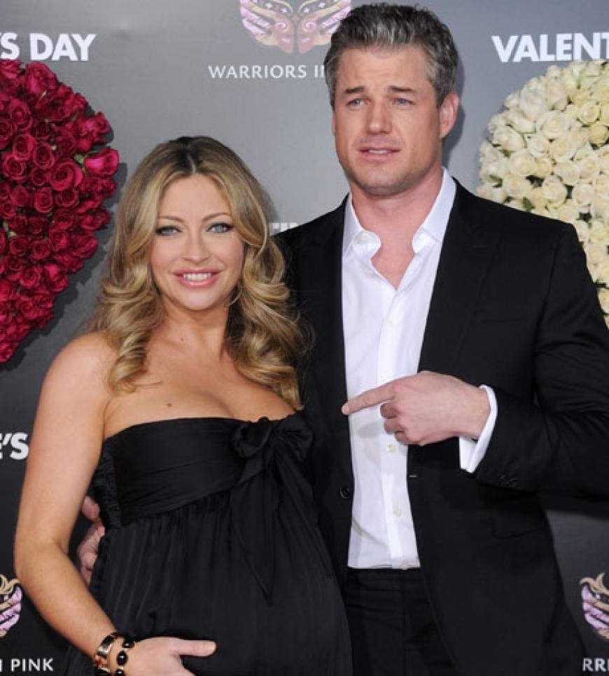 Eric Dane brachte seine hochschwangere Frau Rebecca Gayheart mit zur Premiere nach Hollywood