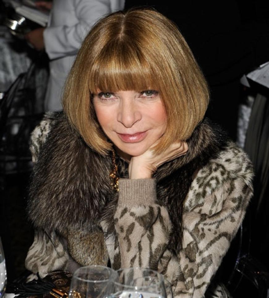US Vogue-Chefin Anna Wintour wurde ebenfalls gesehen