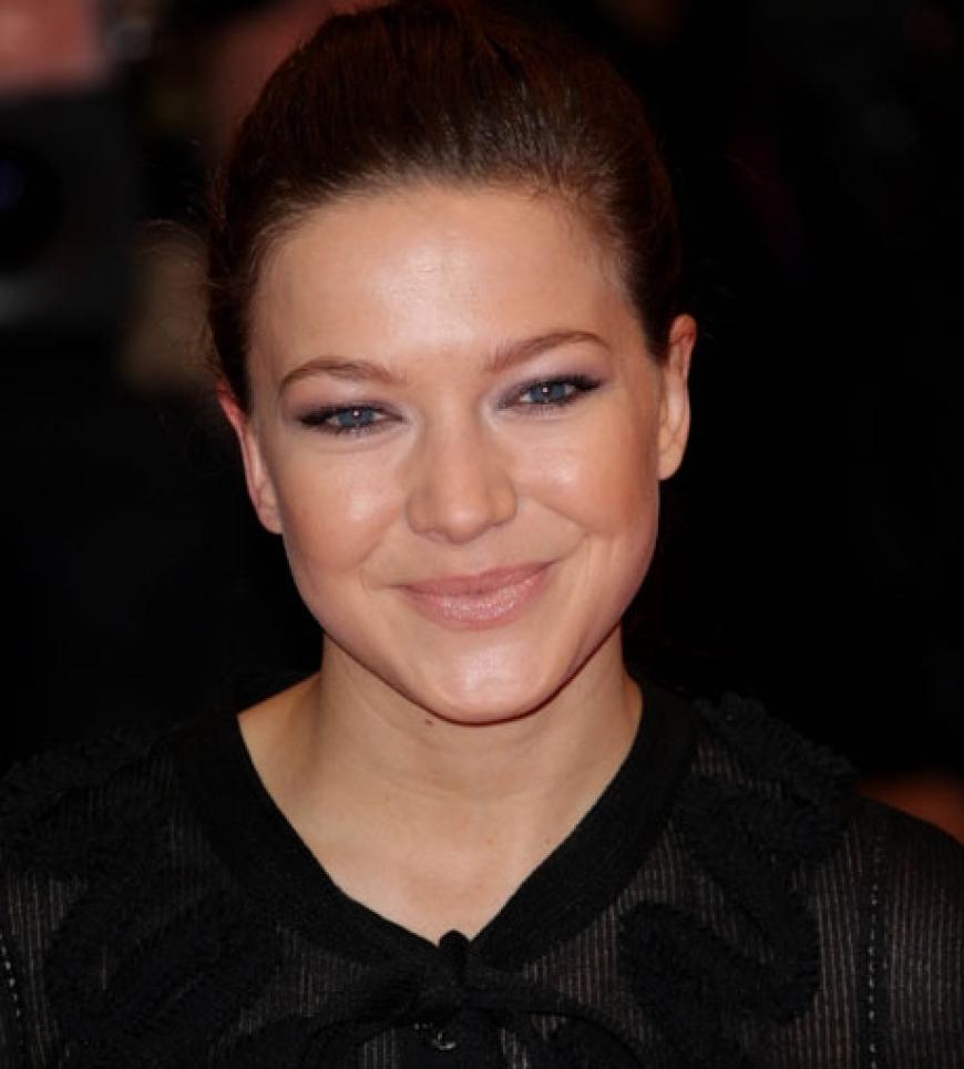 Hannah Herzsprung bezauberte die anwesenden Fotografen und Fans mit ihrem natürlichen Charme