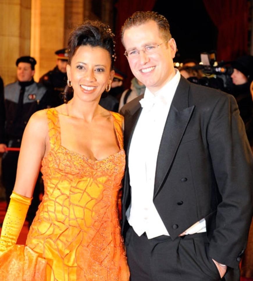 Arabella Kiesbauer und ihr Ehemann Florens Eblinger