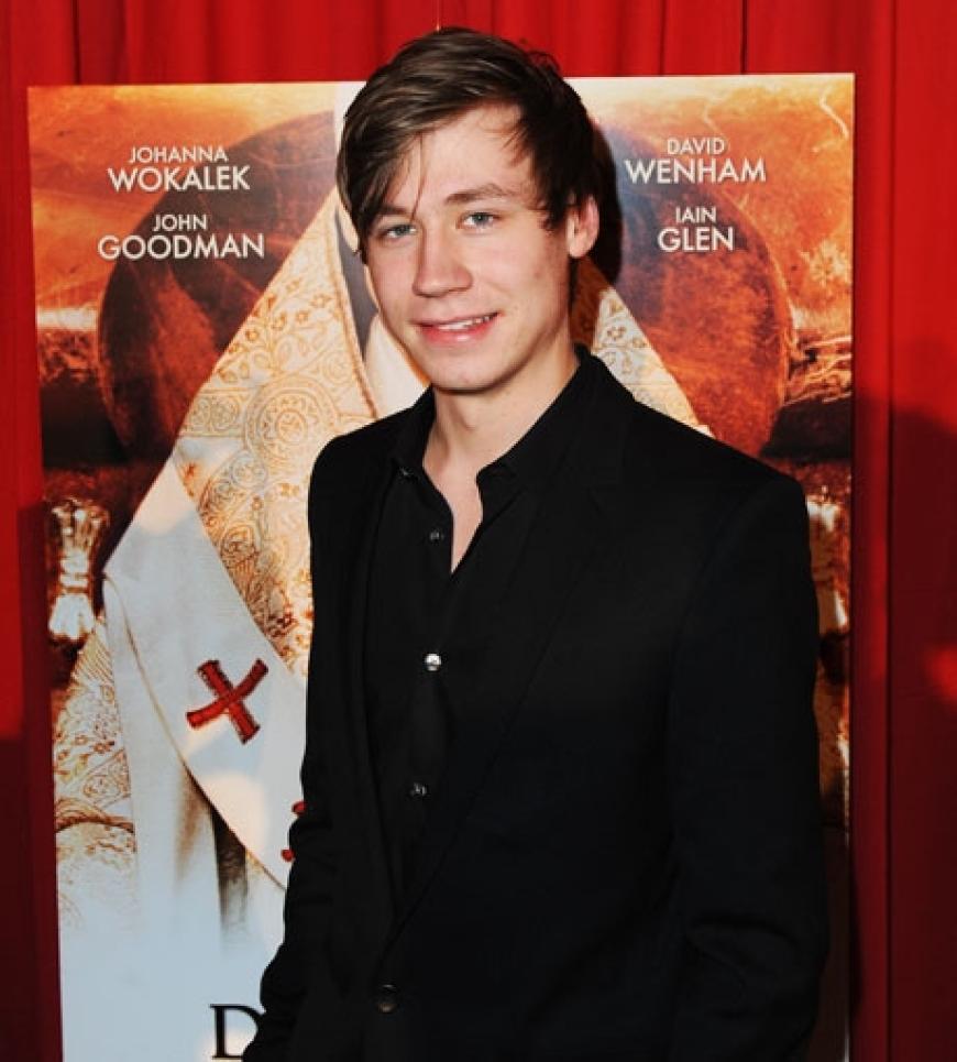 Das deutsche Nachwuchstalent David Kross in Berlin