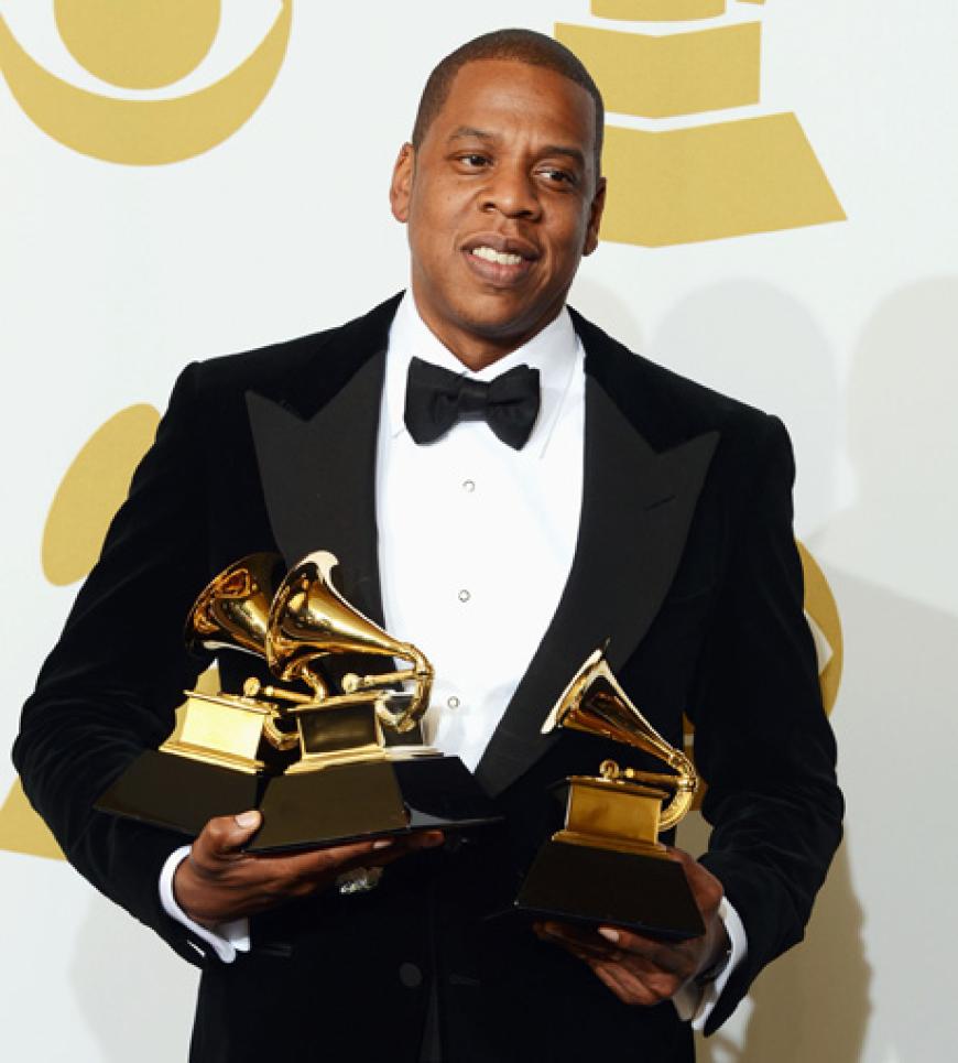 Und auch ihr Ehemann Jay-Z geht voll bepackt nach Hause. Gleich drei Preise gingen an ihn, unter anderem für die Zusammenarbeit mit Frank Ocean und Kanye West (