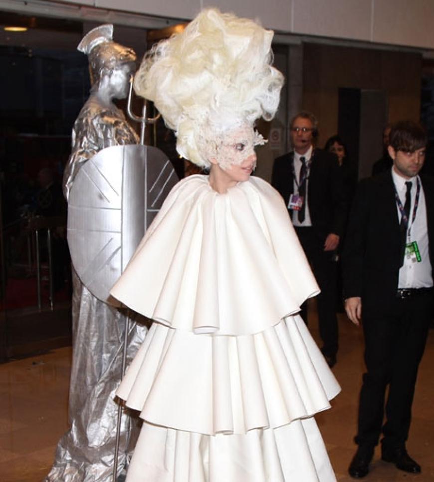 Lady GaGa bei ihrer Ankunft im