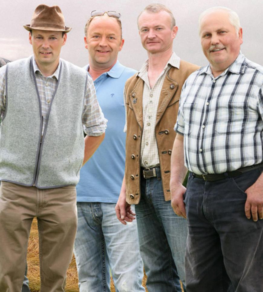 Hans-Georg, Clemens, Jürgen und Dieter (v.l.)