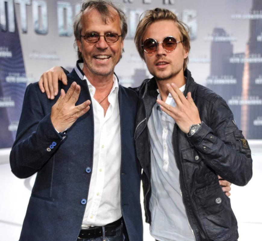 Constantin von Jascheroff mit Vater Mario