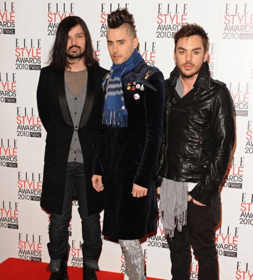 Shannon Leto mit Jared Leto und Tomo Milisevic