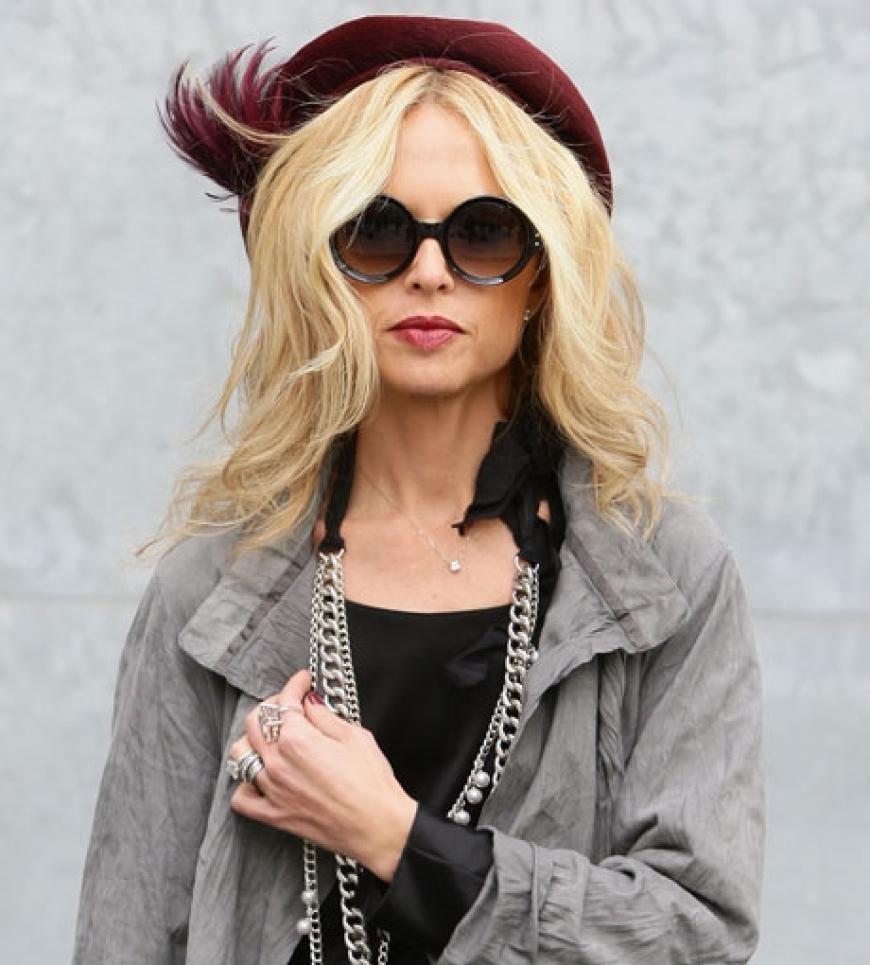 Rachel Zoe genießt das Mailänder Frühlings-Wetter