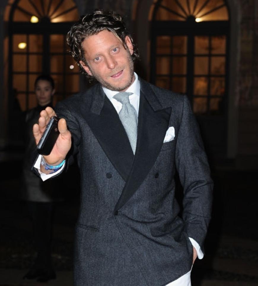 Fiat-Erbe Lapo Elkann darf bei der italienischen Fashion Week nicht fehlen