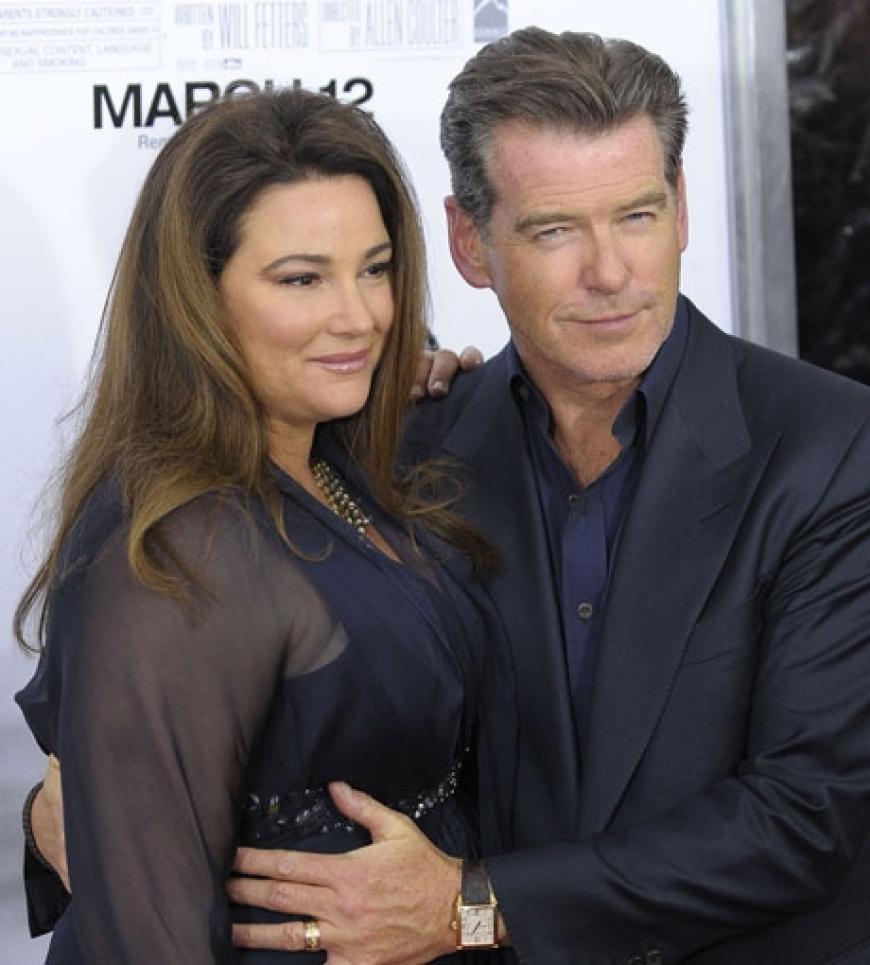 Pierce Brosnan brachte seine Ehefrau Keely Shaye Smith mit nach New York. In