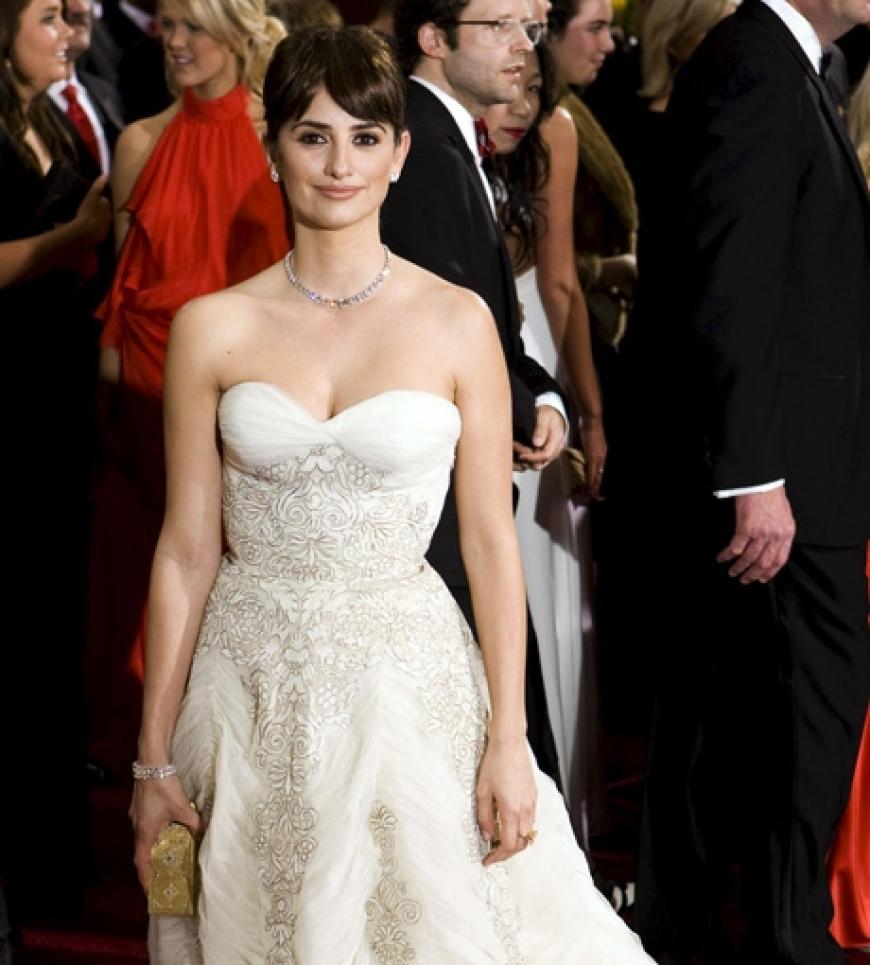 Oscars 2008: Penelope Cruz trägt Chanel Haute Couture
