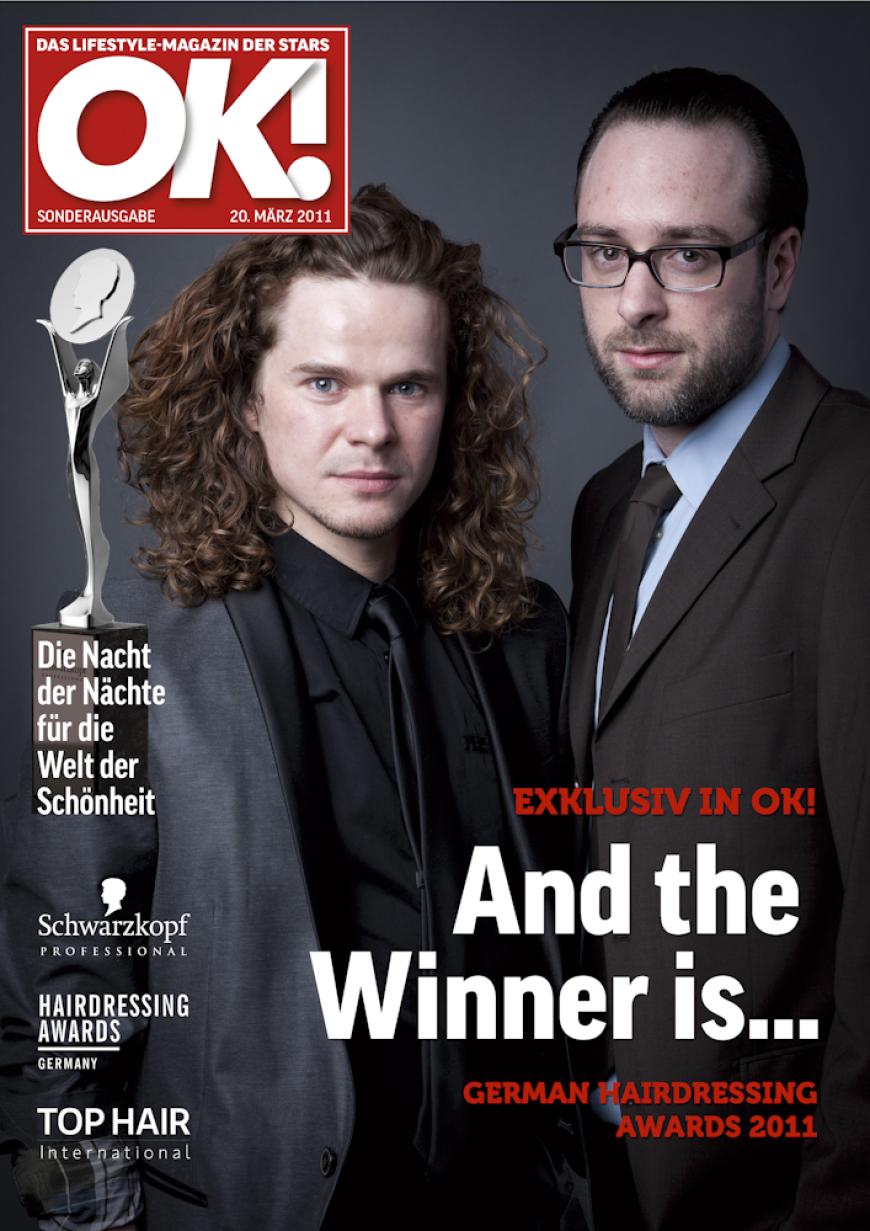 Einmal im Leben das Cover der OK! zieren! Für die Gäste des „German Hairdressing Award 2012“ wurde dieses Traum Wirklichkeit. Jeder Gast des Gala-Abends konnte an einem persönlichen OK! Fotoshooting teilnehmen - und die tollen Ergebnisse sehen Sie hier! Viel Spaß beim Durchklicken!