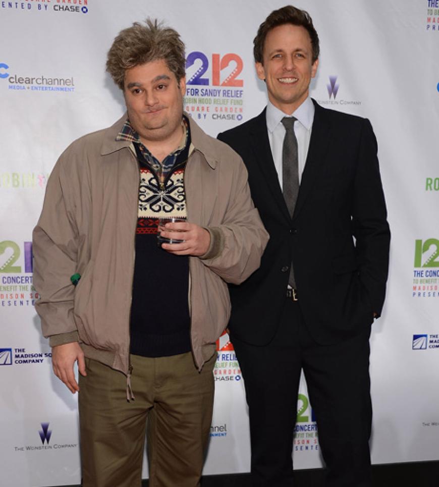 Bobby Moynihan mit Seth Meyers