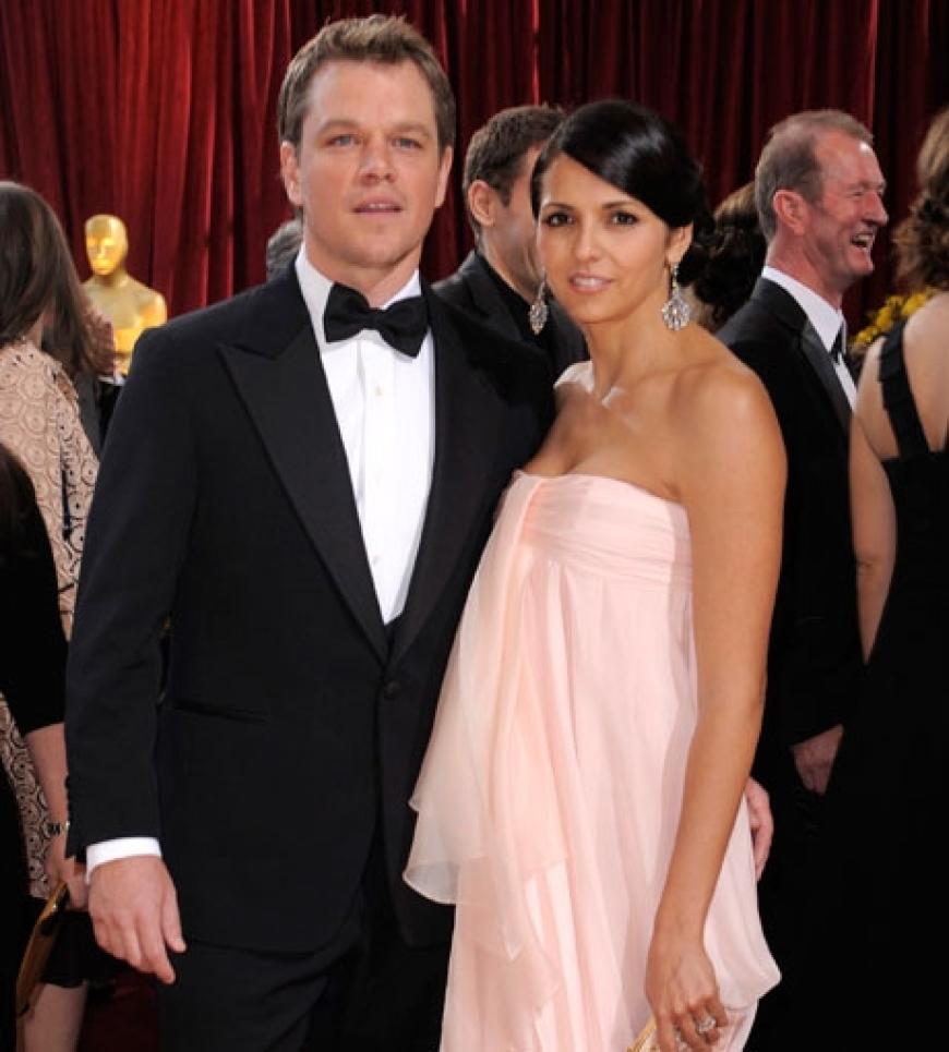 Matt Damon und seine Ehfrau Luciana haben einen Abend frei. Um die drei Kinder des Paares musste sich ein Babysitter kümmern