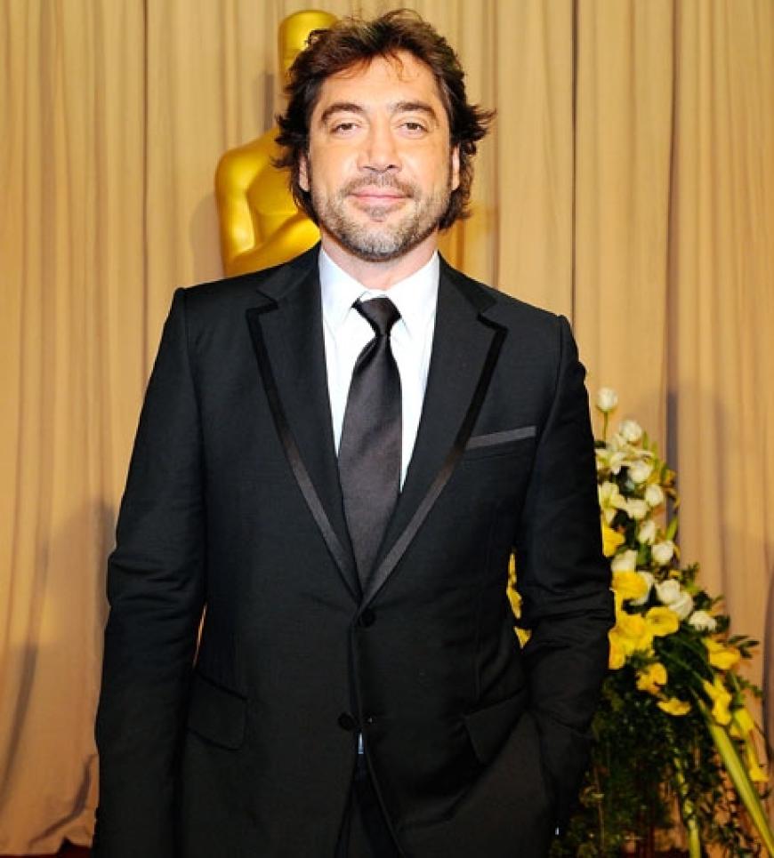 Javier Bardem posiert für die zahlreichen Kameras. Er zeigte sich erstmals offentlich als Lebensgefährte von Penelope Cruz