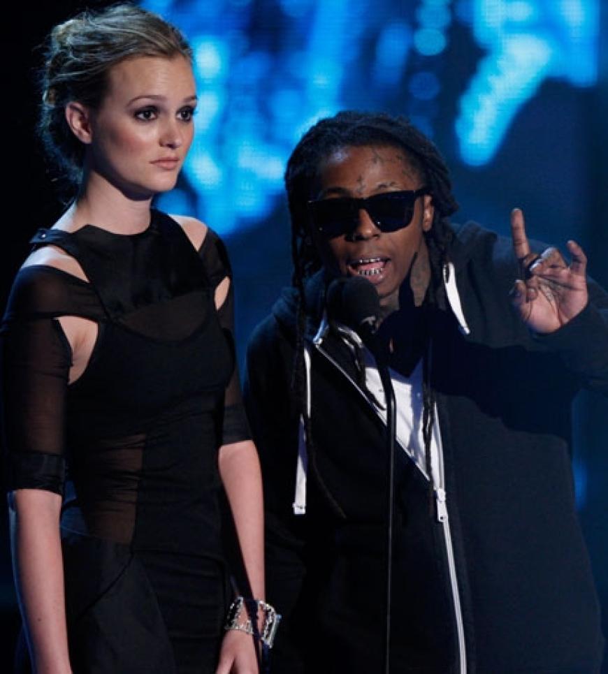 Sind sie ein neues Traumpaar? Wohl eher nicht. Leighton Meester und Rapper Lil Wayne vergeben nur gemeinsam einen Preis