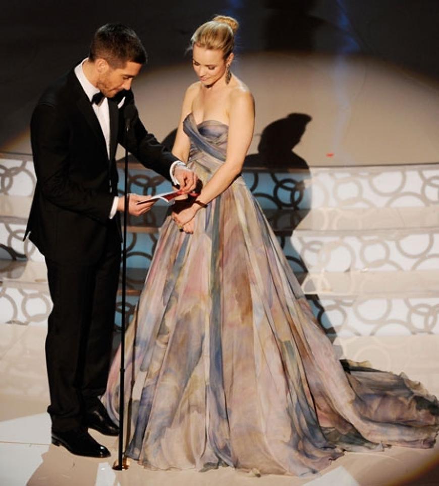 Jake Gyllenhaal und Rachel McAdams durften zusammen einen Award überreichen
