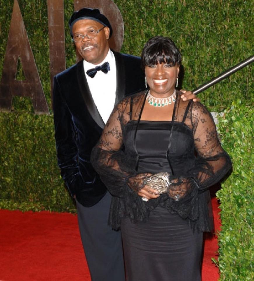 Samuel L. Jackson mit Begleitung