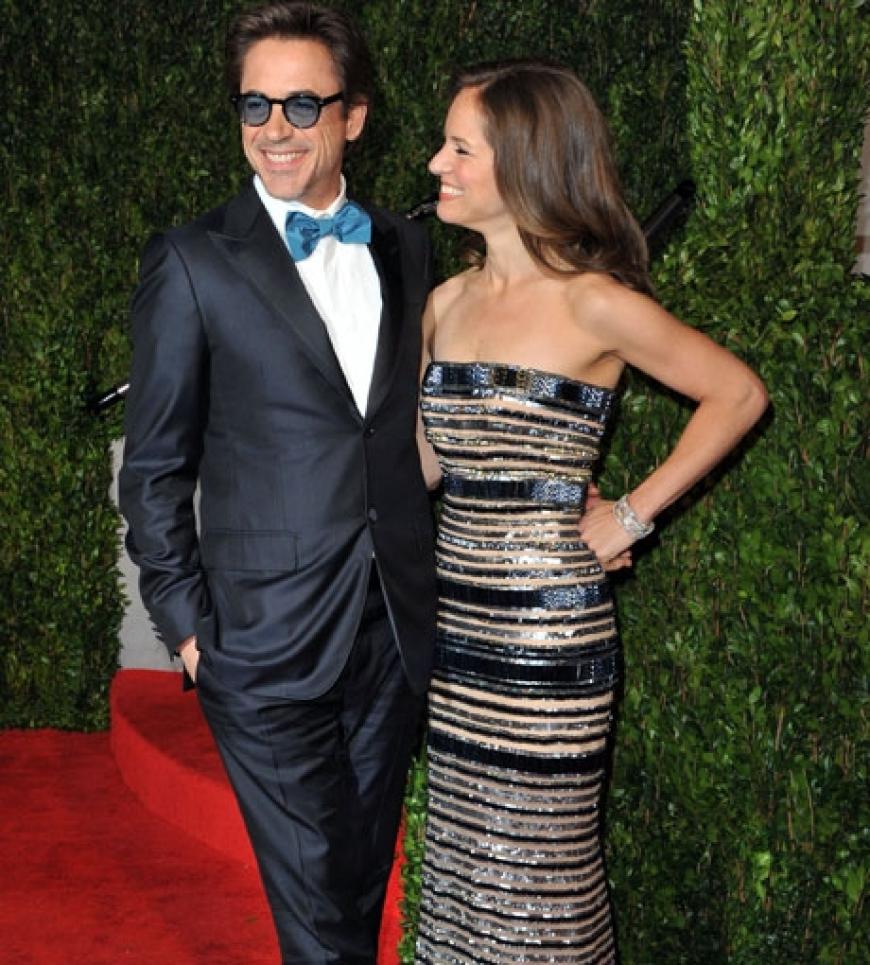 Robert Downey Jr. freute sich mit Ehefrau Susan auf den Abend