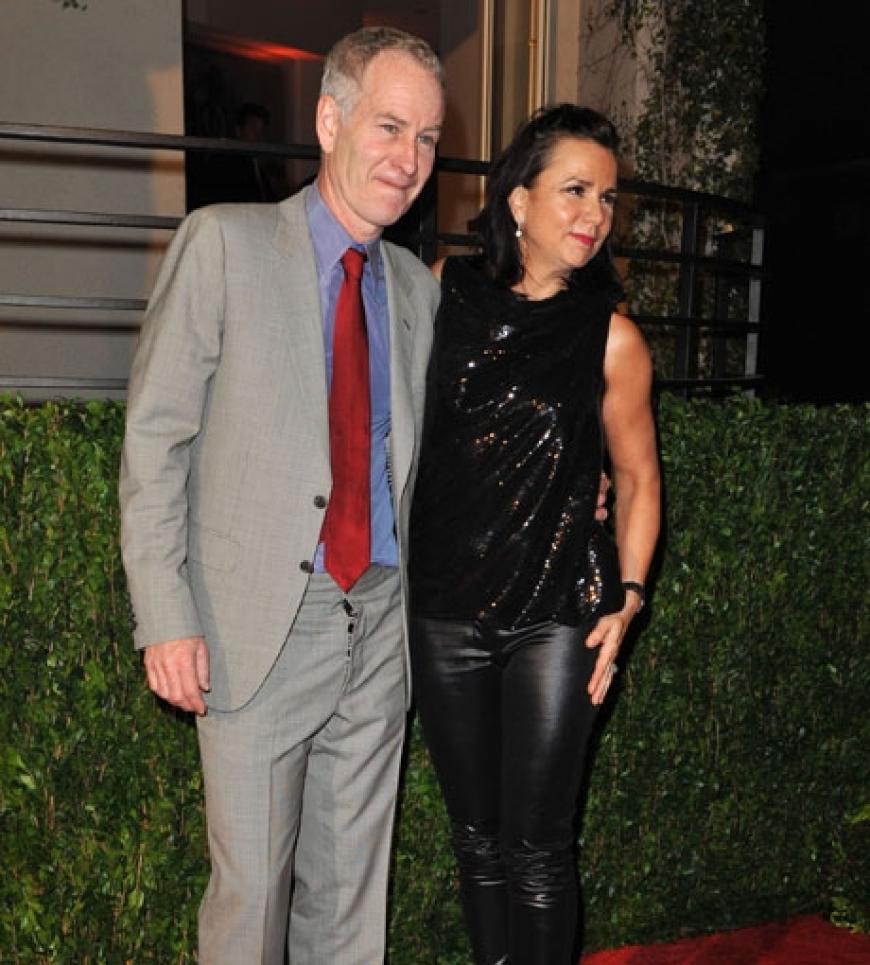 John McEnroe mit Patty Smyth