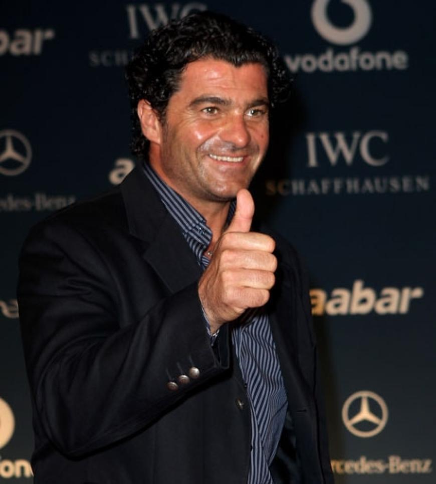 Bei den Laureus World Sport Awards darf die italienische Ski-Legende Alberto Tomba natürlich nicht fehlen