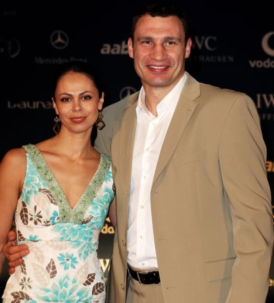 Vitali Klitschko und seine Frau Natalie