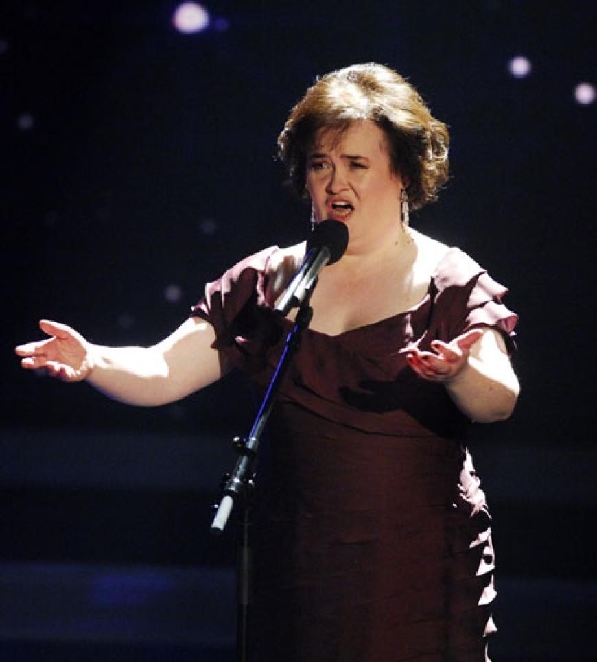 Eine ungewöhnliche Frau mit einer außergewöhnlichen Stimme: Susan Boyle, 48 Jahre alt, wurde durch ihre Teilnahme von